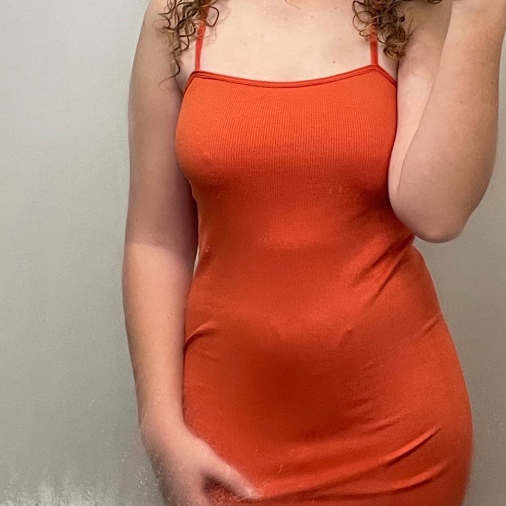 Forever 21 Red Spaghetti Strap Slip Dress